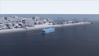 Prosjektteamet har sett på DNV GLs ReVolt og hentet inspirasjon. ReVolt ble lansert i 2014 som et elektrisk, autonomt fartøy for nærskipstrafikk. Foto: Yara/Kongsberg Maritime