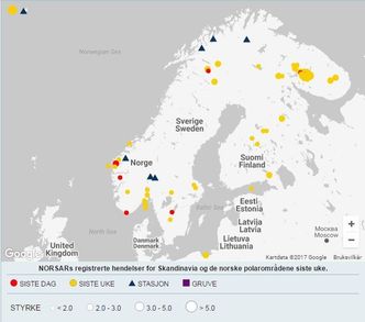 Hver eneste dag oppstår det jordskjelv i Norge, men de aller fleste er enten så små at man ikke merker dem, ellers skjer de ute på havet. Foto: Norsar