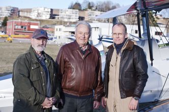 Juul Furulund (f.v), Per-Øivind Skarphol og Helge Storflor. Foto: Lars Brede Grøndahl