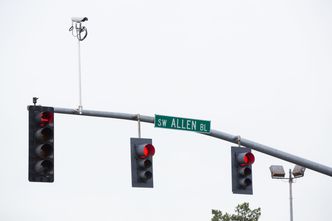 Mats Järlström utviklet en mer tidsmessig algoritme med litt lengre periode med gult lys. Foto: Institute for Justice