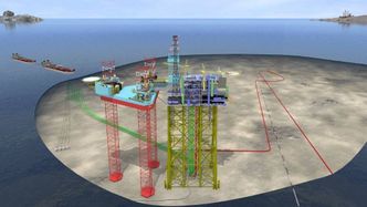 Martin Linge-feltet ligger i Nordsjøen, mot grensen til britisk sektor. Prosjektet er allerede utsatt, og står i fare for å møte ytterligere forsinkelser.