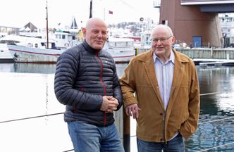 Ansgar Wilhelmsens (t.h.) kreativitet kombinert med Trond Nesbakkens nytenking førte til utviklingen av Nexans smarte kabelløsninger. Foto: Nexans