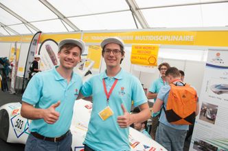 Fra venstre: Simen Hansen og Torkel Genet stakk av med verdensrekord og gull i London. FOTO: Shell Bilde: Shell