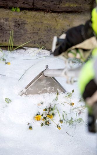 Skummet er biologisk nedbrytbart og forsvinner kort tid etter at det har vært i bruk. Foto: NCC