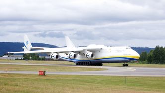An-225 på Gardermoen. Foto: Eirik Helland Urke