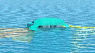 Slik kan kompressoren som skal behandle plasten bli seende ut, ifølge PGS. Foto: PGS