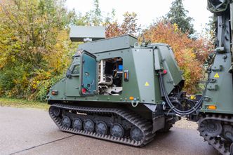 Giraffe 1X-radar på BvS 10. Foto: Marcus Schaefer, copyright Diehl Defence