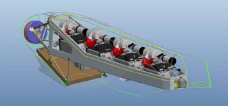 Brenselceller: De fire brenslecellemodulene er plassert bak motoren i midten av flyet Foto: DLR