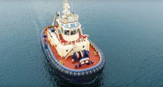 Svitzer Hermod er det første av seks som bygges ved Sanmar i Tyrkia. Svitzer Hermod ble levert i 2016. Foto: Rolls-Royce