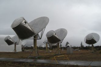 SETIs Allen Telescope Array i California i USA. Foto: Brewbooks/Creative Commons SA 2.0 generic