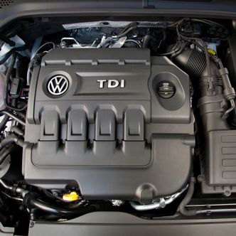 Volkswagen TDI-motor. Foto:  Volkswagen