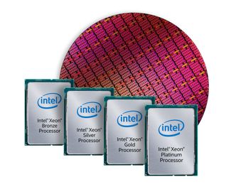 Intel Xeon Scalable finnes i fire varianter – bronse, sølv, gull og platina. Foto: Intel Corporation