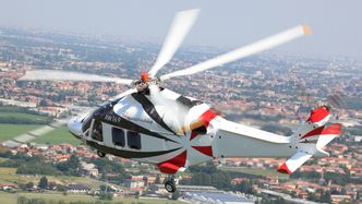 De nye politihelikoptrene får mer enn dobbelt så stor utholdenhet som dagens. Foto: Leonardo