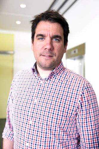 Forsprang: Magnus Rømoen fra NGI mener AEM-målinger i tidligfase gir dem et fortrinn i planleggingen av grunnundersøkelsene. Foto: Mona Strande