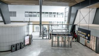 Sluse til ankomsthall. Foto:  Eirik Helland Urke