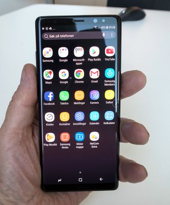 Samsung Galaxy Note 8. Foto:  Odd Richard Valmot