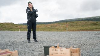 Solveig Brita Heggelund leder forsøket. Foto:  Eirik Helland Urke