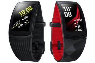 Moderne armbånd: Gear Fit2 Pro er en oppgradering av forrige modell, med kontinuerlig pulstaking og vannsikker til 50 meters dyp. Foto: Samsung