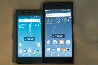 Liten og stor: Kompaktmodellen til Sony med 4,6 tommer skjerm hadde mange brukere i Norge. Nå er Sony Mobile tilbake med en ny kompaktmobil med «store« spesifikasjoner. Foto: ORV