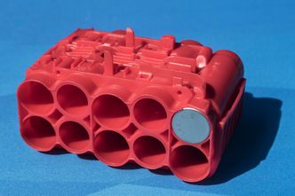 Termisk plast: De ti cellene sitter tett sammen omgitt av en type plast som er utviklet for å lede bort varme effektivt. Foto:  ORV