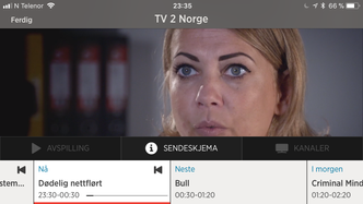 Du kan se alle TV-kanalene dine, og strømmetjenestene, via den nye Altibox-appen for iOS eller Android.