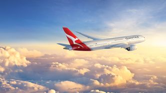Qantas skal straks starte opp direkterute mellom Perth og London med Boeing 787-9 Dreamliner. Bilde:  Qantas