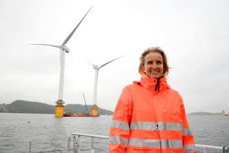 Kommentarforfatterne er kritiske til Statoils satsing på vindkraft, slik direkør for nye energiløsninger, Irene Rummelhoff, redegjorde for i et profilintervju i Teknisk Ukeblad. Foto:  Arne Reidar Mortensen/Statoil