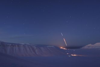 Bildet viser en tidligere NASA Black Brant XII-oppskytning fra Andøya Space Center. Bilde: Martin Langteigen