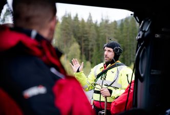Redningsmann Cato Fjeldet. Foto: Eirik Helland Urke