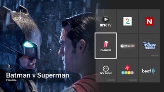 Underholdningsportalen er snarveien til de nye kanalene og funksjonene.
