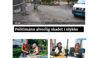 Agderposten aktiverte ved en feiltagelse et script som gravde ut kryptovaluta med nettavisens leseres prosessorkraft. Foto: Faksimile/Agderposten