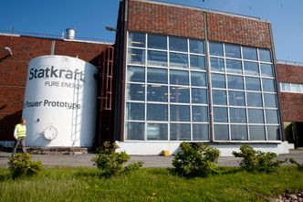 Statkrfat har testet ny teknologi på Tofte også tidligere. Her er deler av et osmose-anlegg. Bilde:  Håkon Jacobsen