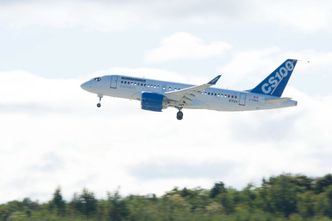 Jomfruferden til det som da het Bombardier C100. Foto: Bombardier