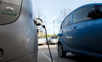 Lading av elbil i Oslo. Bilde:  Mona Strande