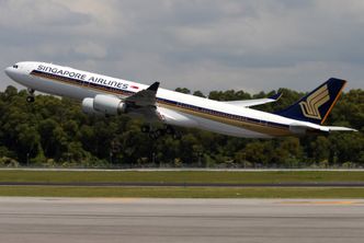 Singapore Airlines brukte A340-500 på de to lengste nonstop flyrutene i perioden 2004-2013. Denne versjonen fløy første gang i 2002. Bilde:  Singapore Airlines
