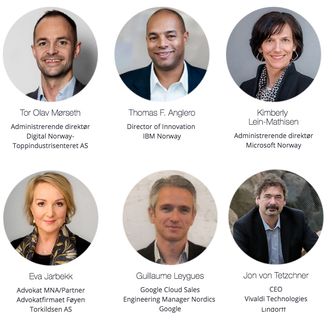 Noen av foredragsholderne på Digital 2017.