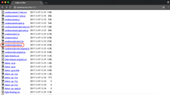 Filen «cookiescript.min.js» var synderen i dette tilfellet. Foto: Skjermdump.