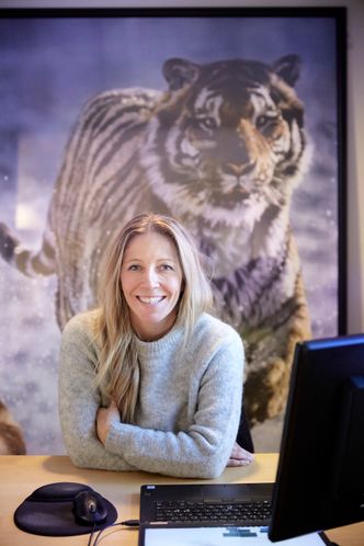 Dyrenes venn: – 60 prosent av alt dyreliv er i ferd med å gå tapt. Dette er arter som er truet av utryddelse på grunn av klimaendringer, sier Nina Jensen. Bilde:  Morten Brakestad