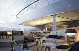 Det blir lagt vekk på gode opplevelser for de 270 passasjerene på Ponants isbrytende polarcruiseskip. Bilde: Stirling Design International