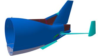 Den nye haleseksjonen på Beluga XL Bilde: Airbus