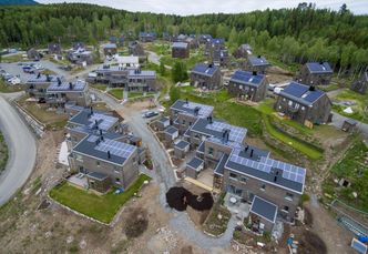Økolandsbyen ligger i landlige omgivelser. Foto:  Meek, Tore/NTB Scanpix