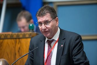Stein Erik Lauvås, Norge (A), på talerstolen i Nordisk Råd. Bilde: johannes Jansson/norden.org