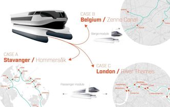 Elektrisk hurtigbåt fra 2022 med 110 millioner kroner fra EU. First we take Stavanger - Hommersvåk. Then we take UK and Belgium. Bilde: NCE MCT