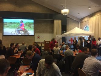 Fra Røde Kors' codeathon i september 2017. Foto: Røde Kors