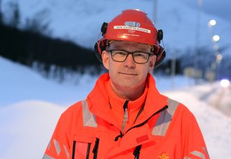 Byggeleder Ken Johar Olaussen er glad for å se slutten på et langvarig prosjekt. Foto: Erik Jenssen
