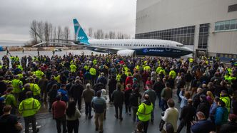 Utrullingsseremoni for B737 Max 7 som først skal tas i bruk av Southwest Airlines som for øvrig var lanseringskunde også på 737-300, 737–500 og 737–700. Bilde: Craig P Larsen