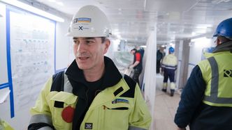 Laurent Tessier har ansvar for å sette Symphony i drift. Prøvetur er en viktig milepæl. Bilde:  Eirik Helland Urke