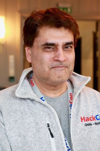 Suhail Mushtaq i HackCon. Foto: Kurt Lekanger