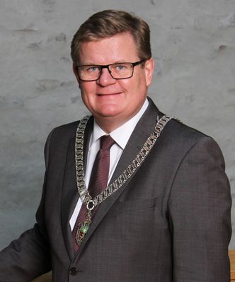 Ordfører i Kristiansand, Harald Furre (H). Foto Kristiansand kommune Foto:  Kristiansand komune
