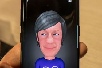 AR: Slik ble appen seende ut når man trykket på AR-knappen i kameraet. Foto: ORV
